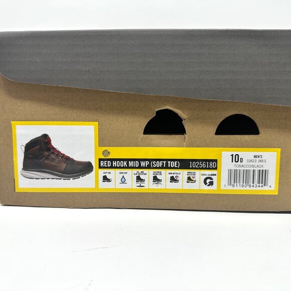 Men\'s Keen Utility Footwear Red Hook Mid Waterproof 10D Workboot New in Box main image 8